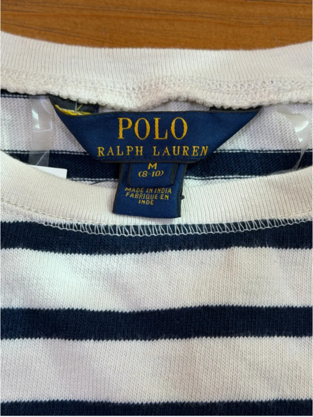 Polo Ralph Lauren Girls Striped Paint Splatter Sweatshirt Size M 8–10 NWT